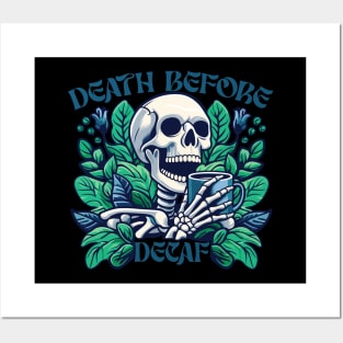 death before decaf II Posters and Art